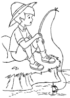 A coloring page of winnie the pooh - christopher robin